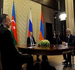 نشست رهبران آذربایجان و ارمنستان