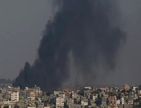 İşğalçı-İsrail-rejimi-Qəzzanı-bombaladı-evlərə-ziyan-dəydi