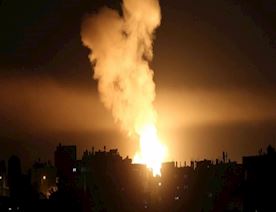 İsrail-rejiminin-qırıcıları-Qəzzanı-bombaladı